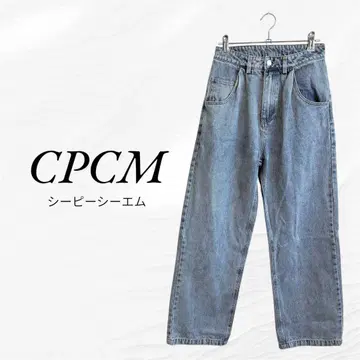 CPCM CPCM 태그 데님 S 인디고 블루 스트레이트