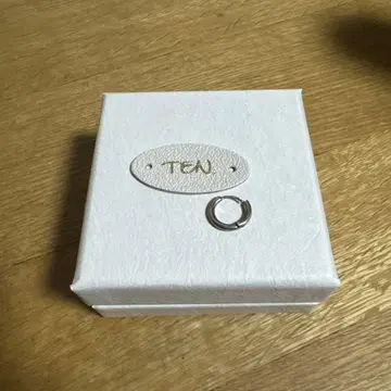 TEN. 실버 후프 귀걸이