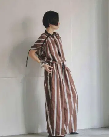 TODAYFUL 스트라이프 집업 원피스 23SS