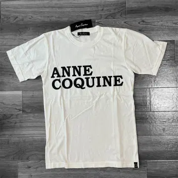 AnneCoquine 안코키네 와펜 프린트 티셔츠 화이트 S