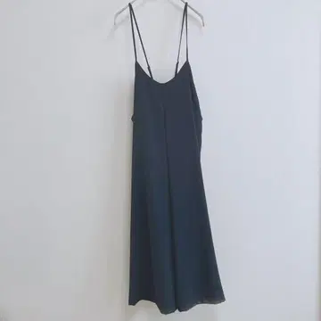 라디에이트 살로펫 오버롤 무릎 아래 와이드 팬츠 네이비