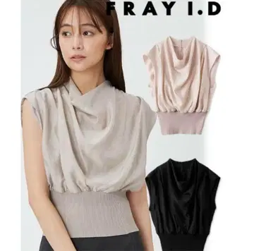 FRAY I.D 프레이 아이디 드레이프 노트 허리 리브 풀오버