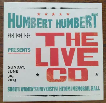 험버트 험버트 THE LIVE CD