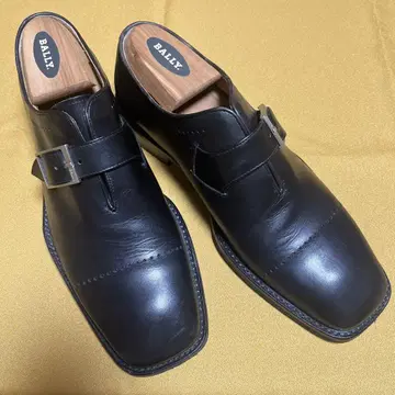 BALLY 더블 몽크 스트랩 신발 블랙