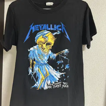 METALLICA/against/티셔츠 블랙/해골/해골