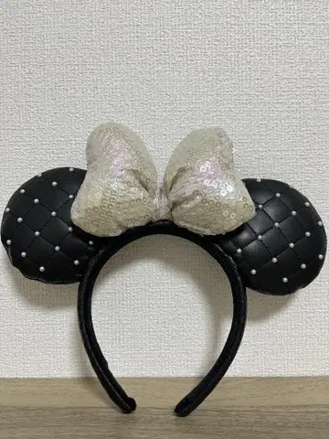 디즈니 머리띠 블랙과 실버