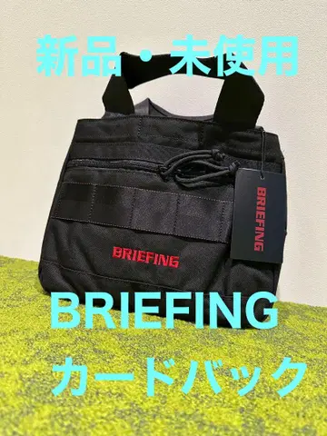 BRIEFING 카드 백 블랙 미사용 새상품