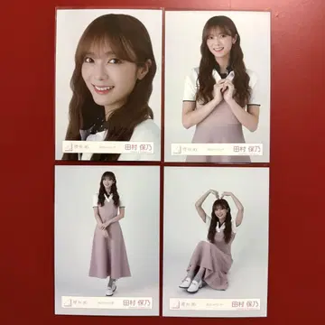 사쿠라자카46 브로마이드 타무라 호노 피케 셔츠 코디 컴프