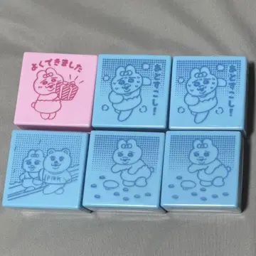 빤쮸토끼 스탬프 6개 세트