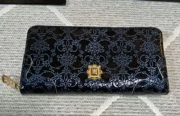 ANNA SUI 지갑 루미 네이비 안나수이 라운드 지퍼