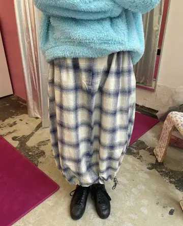 이 유니폼 빈티지 스커트