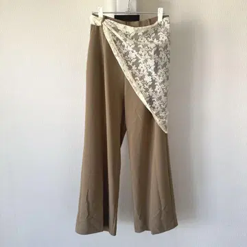 moussy LACE SCARF 트라우저