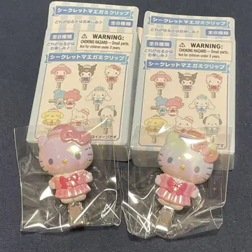 산리오 시크릿 마에가미 클립 헬로키티