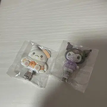 산리오 시크릿 마에가미 클립 하나마루 유령 쿠로미