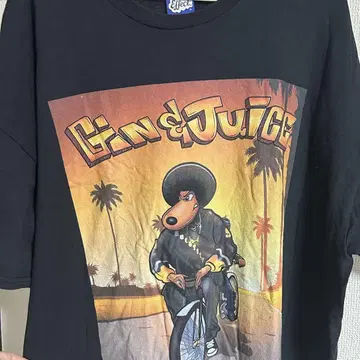 snoopdogg 스눕 독 Gin&Juice 티셔츠 블랙
