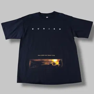 리미티드 BURIED 영화 티셔츠 XL 블랙 LIONSGATE
