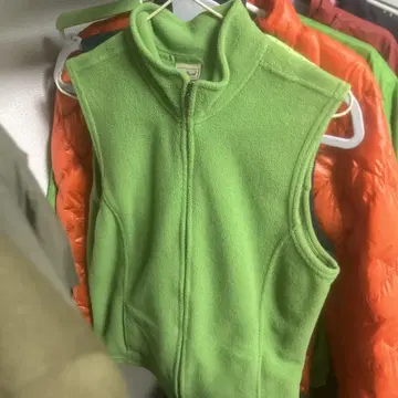 L.L.Bean 그린 플리스 베스트 M