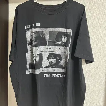 구하기 어려움] 10s 밴딩 비틀즈 "Let it be" 티셔츠