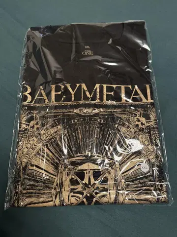 BABYMETAL THE ONE 한정판 골드 2XL