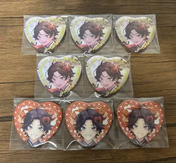 니지산지 준브라이드 미에지 아키나 캔뱃지 8개 세트