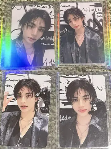 현진 스키즈 공식 트레이딩 카드 4장 세트