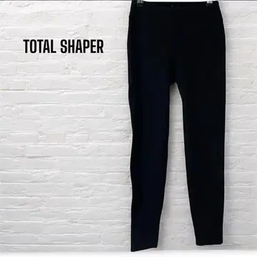 TOTALSHAPER 하이 웨스트 슬림 핏 레깅스 블랙
