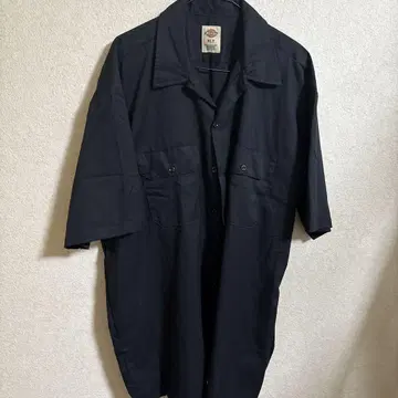 디키즈 반팔 셔츠 XLT 블랙