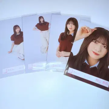 사쿠라자카46 브로마이드 피케 셔츠 코디 컴프 무라야마 미우