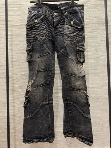 00s japanese label flare cargo 데님 데님