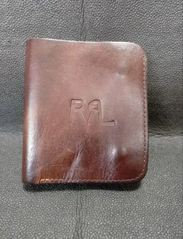 미사용 새상품 RRL 브라운 두겹 지갑