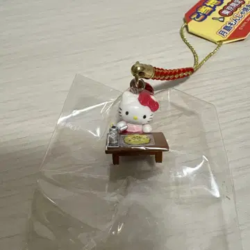 헬로키티 스트랩 도쿄 한정판 쓰키시마 몬자야키