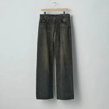 25AW ssstein 플레어 데님 진 블랙 XS