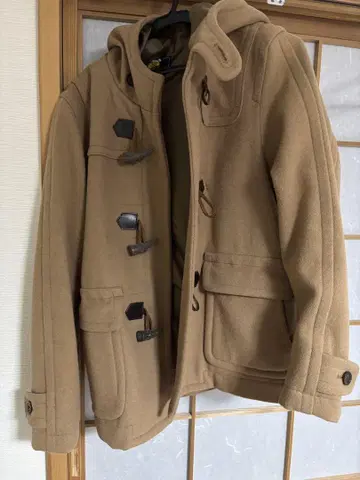 Beams Wear 베이지 더플 코트