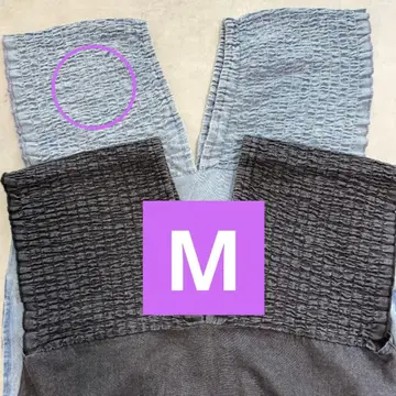 시마무라 데님 셔링 원피스 색스 M 사이즈