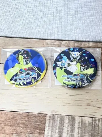 가면라이더 이그제이드 브레이브 스나이프 캔뱃지 2개 세트