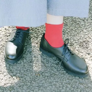 HARUTA 레이스업 슈즈 블랙 25cm