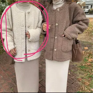 BLATE 2way 보아 코트