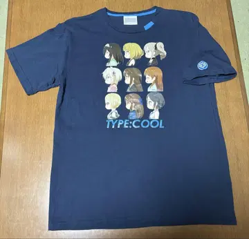 USED 신데렐라 걸스 극장 TYPE:COOL 캐릭터 티셔츠 네이비 컬러