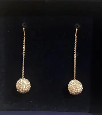 SWAROVSKI 롱 귀걸이 로즈 골드
