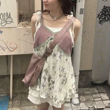 TINA:JOJUN 빈티지풍 니트 튜닉