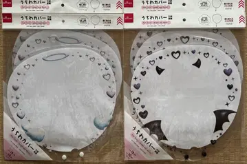 DAISO 다이소 부채 커버 부채 케이스 천사 악마 각 2개 총 4개