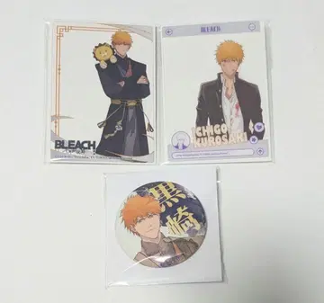 BLEACH 중국 상하이 쿠로사키 이치고 캔뱃지 아크릴 카드