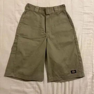 디키즈 하프 팬츠 베이지