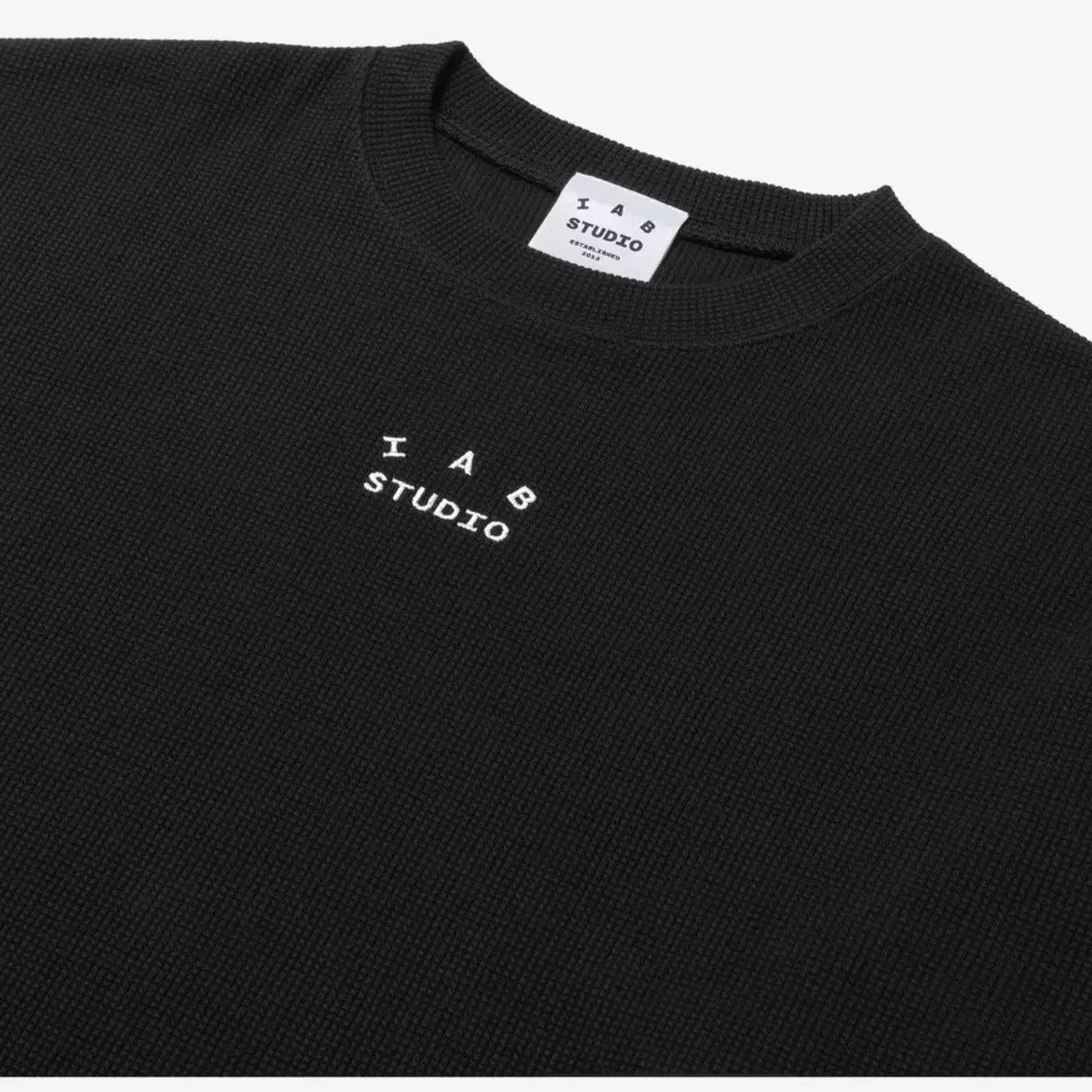 IAB Studio Waffle Long Sleeve T-shirt XXL #아이엡스튜디오