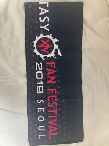 한국 팬 페스티벌 한정판 FF14 2019 팬 페스티벌 머플러 타월