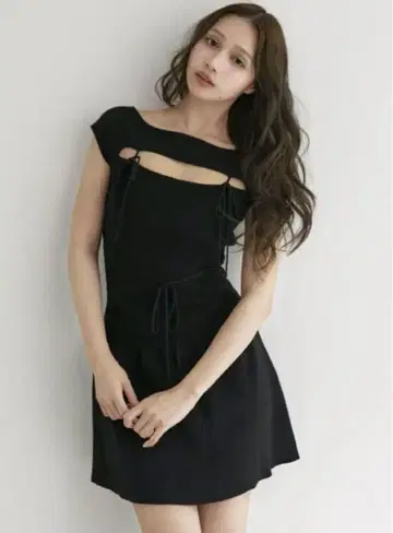 앤드메리 베이비 미니 드레스 블랙