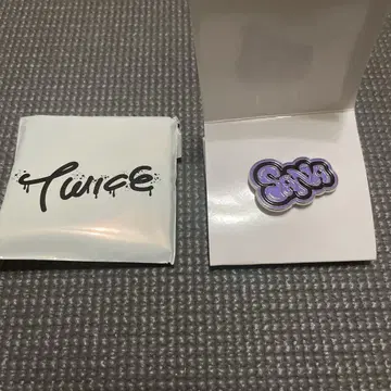 TWICE 팝업 랜덤 핀 배지 사나
