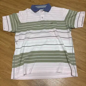 Crocodile 스트라이프 폴로 셔츠 M 사이즈