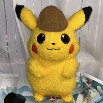 명탐정 피카츄 거대한 봉제 인형 약 30cm