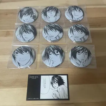 DEATHNOTE 데스노트 L 캔뱃지 카드 세트